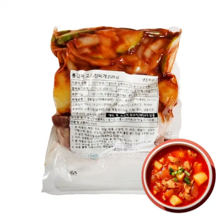 칼칼한 통감자 고추장찌개 밀키트 520g (2인분) 냉동 이미지