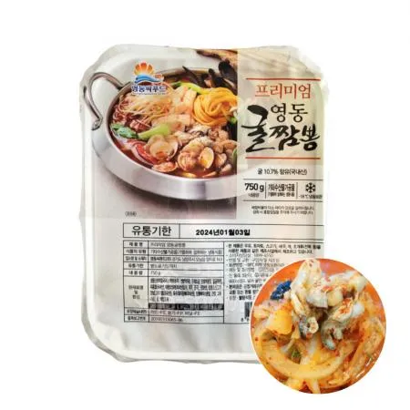 영동씨푸드 프리미엄 영동굴짬뽕 750g