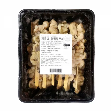 닭껍질꼬치 396g (33g x 12개) 캠핑요리 이자카야 술안주
