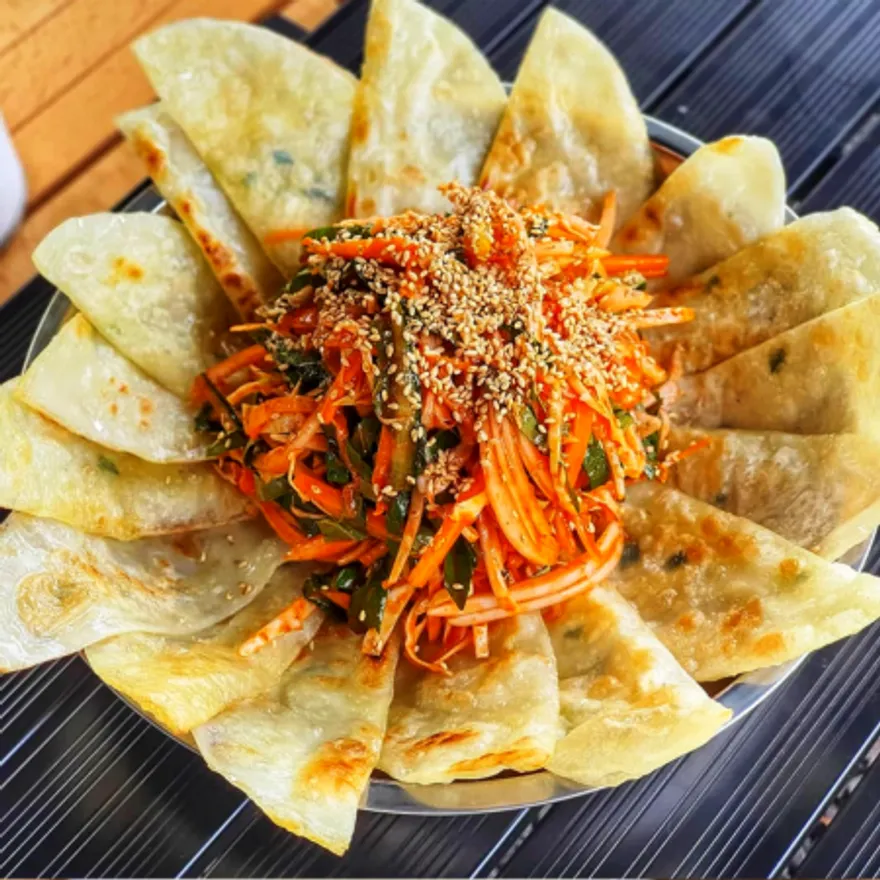 대구 칠성야시장 납작만두 440g (30장) 비빔만두 이미지