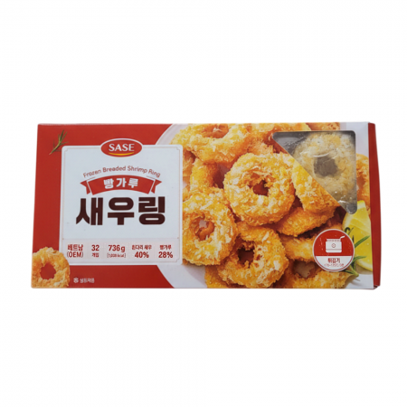 사세 빵가루새우링 736g (23g x32ea)(냉동)