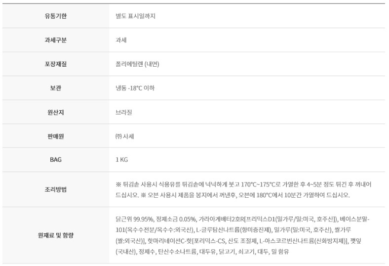 상품정보제공고시