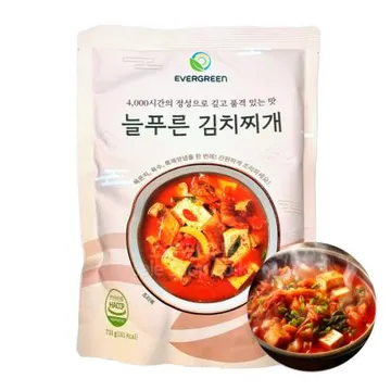 늘푸른 김치찌개(찌개용김치) 710g(사골육수베이스)(냉동)