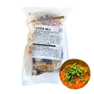 김치우동 495g 냉동제품 김치어묵우동 업소용