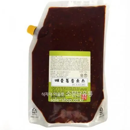 푸드공방 매운볶음소스 2kg(불닭,제육볶음,도리탕용)