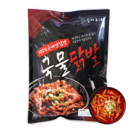 들마루 국물닭발 800g (냉동)