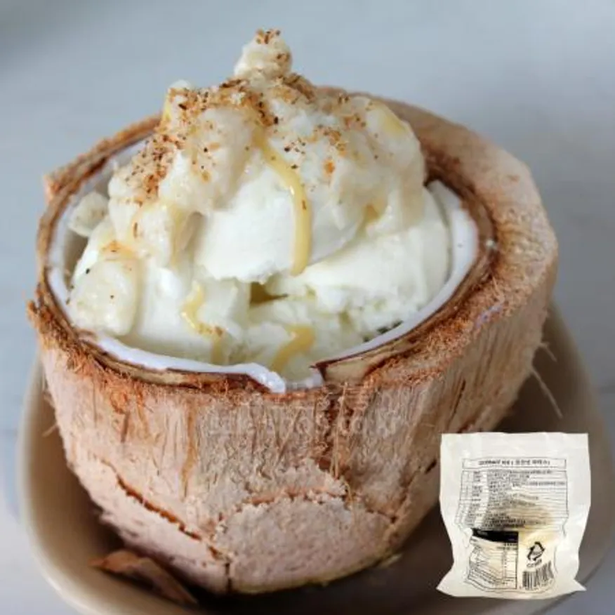 (원물)코코넛 아이스 170ml 코코넛샤베트 아이스크림 이미지