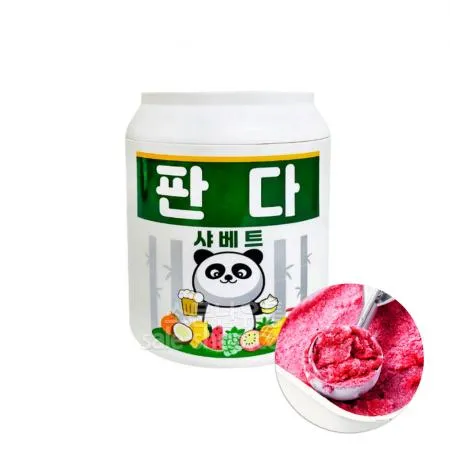 판다 샤베트 케이스컵 1개 아이스크림 빙수