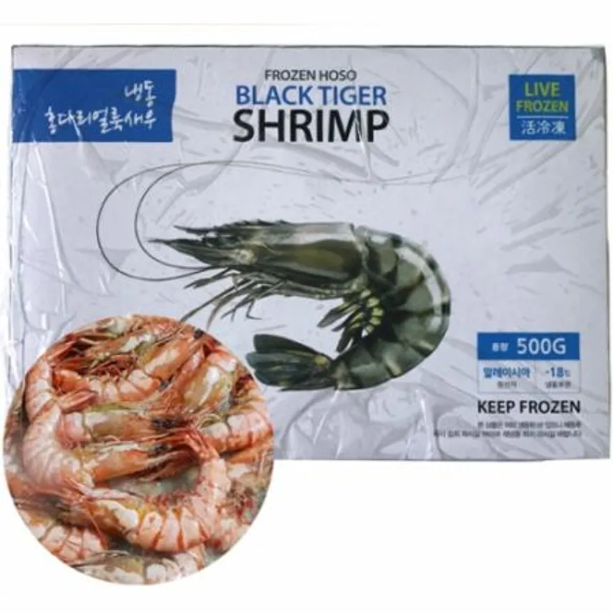 블랙타이거새우500g(10미)(베트남) 이미지