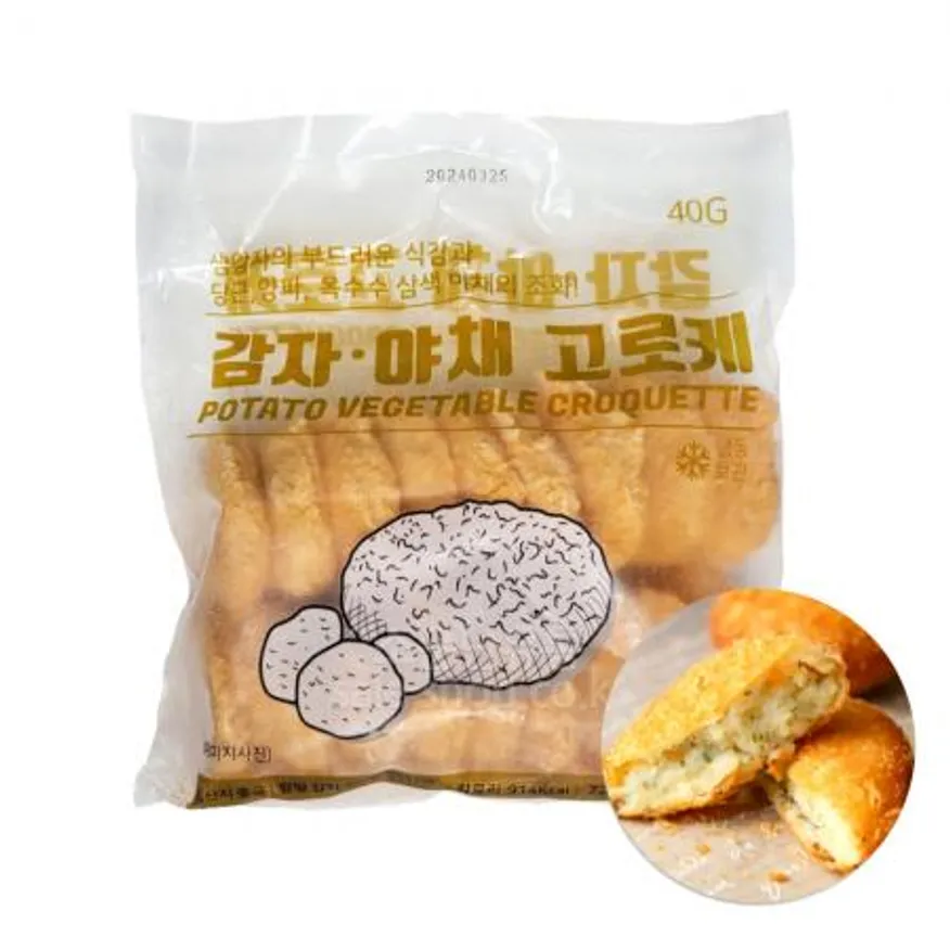 감자야채 고로케 720g(40g x 18개입)감자고로케 냉동 크로켓 이미지