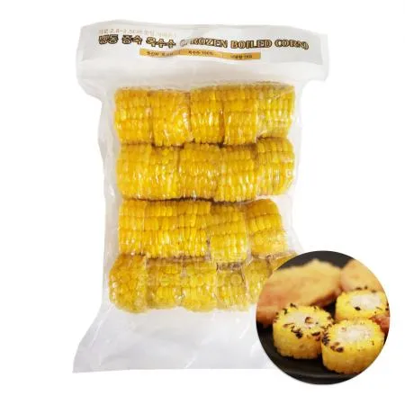냉동 증숙 절단 옥수수 1kg 스위트콘 캠핑요리