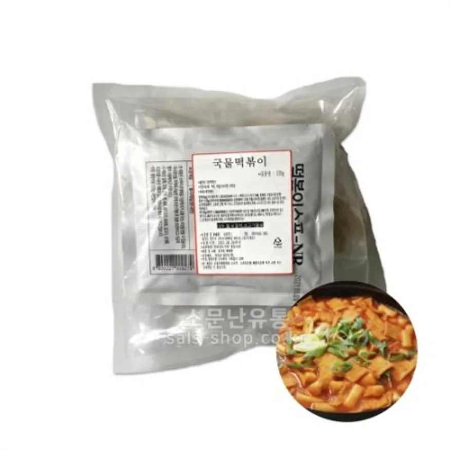 나린푸드 국물떡볶이(냉동) 570g (떡,어묵,스프 포함)(2인분) 이미지