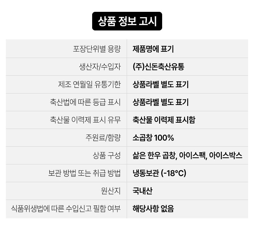 상품정보제공고시