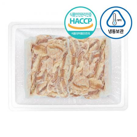 (신돈축산유통) (전골전용) 업소용 냉동 삶은 한우곱창 소곱창 10kg