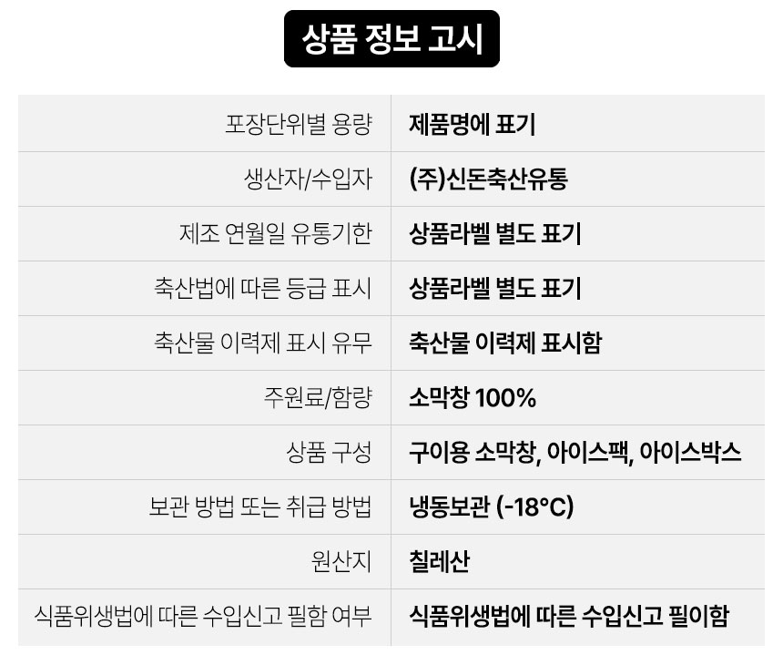 상품정보제공고시