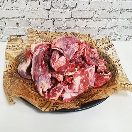 (신돈축산유통) 업소용 특가 냉동 한우 머리 고기 10kg (소머리 고기) 이미지