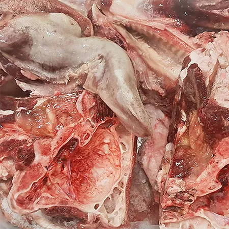 (신돈축산유통) 업소용 냉동 횡성 통 한우 머리 18kg 내외 (4등분 뼈있음) 이미지