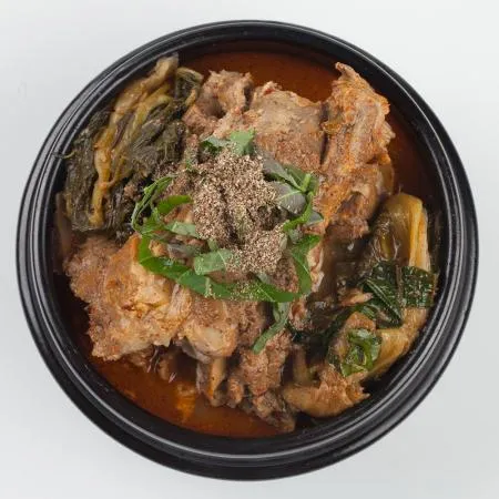 (배터짐) 업소용 국내산 돼지등뼈 20kg 이미지