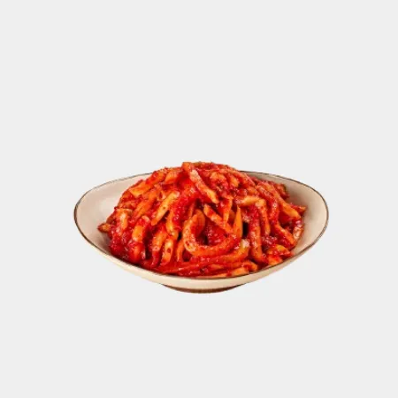 [이공김치] 업소용 국내산 보쌈무김치 5kg 발송 (여름철 냉동발송)