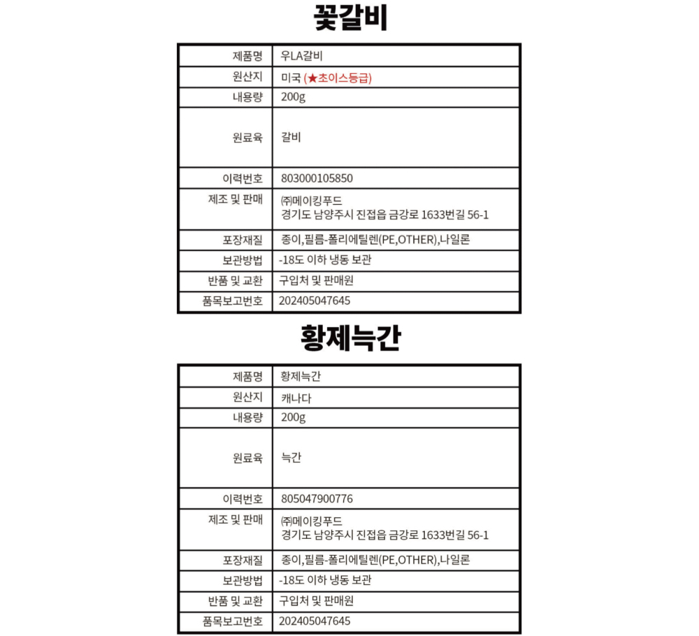 상품정보제공고시