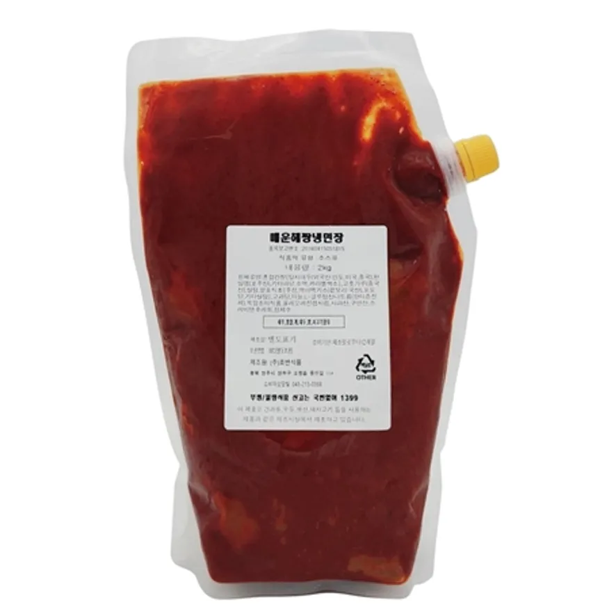 냉면비빔장(매운맛)1kg*10 이미지