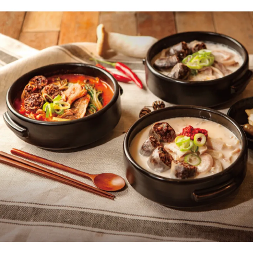 삶은머리고기 볼살슬라이스13kg(순살국밥/볼살수육)1kg*13팩 이미지