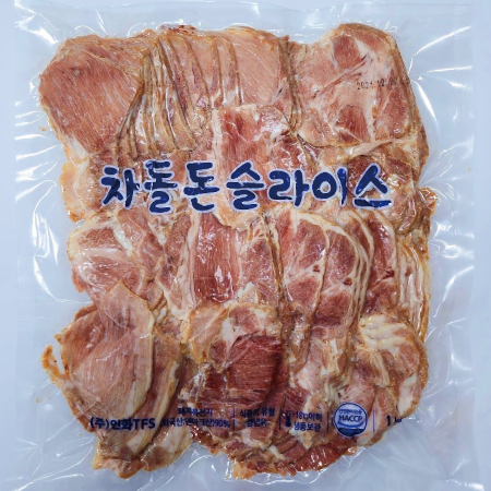 순살슬라이스(돈목심/국밥용2mm)1kg*14팩 이미지