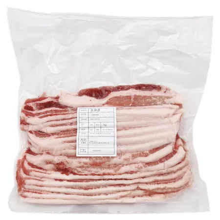 삼겹살1kg*15팩(구이용7mm냉동/미국산)15kg 이미지