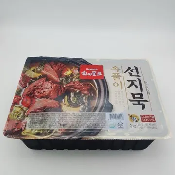 하이포크 선지묵(선지해장국)3kg*4팩