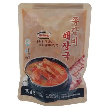 쪽갈비해장국(750g*18팩) 이미지