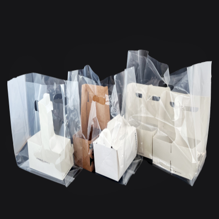 비닐봉투 배달봉투(소)-PE링형 반투명 100장