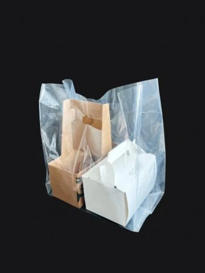 비닐봉투 배달봉투(소)-PE링형 반투명 100장 이미지