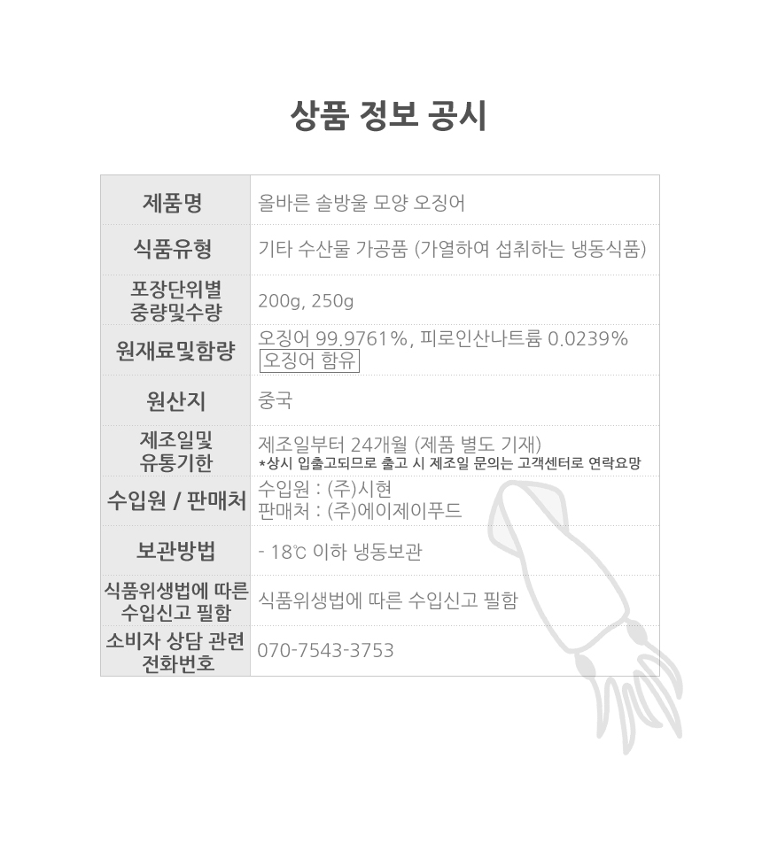 상품정보제공고시