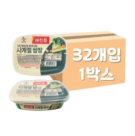 해찬들 사계절쌈장 170g, 32개