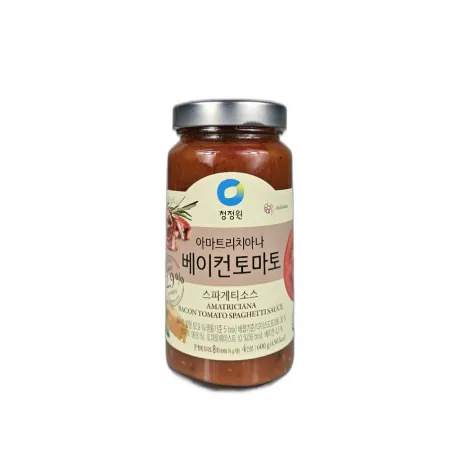 청정원 아마트리치아나 베이컨토마토 스파게티소스 600g