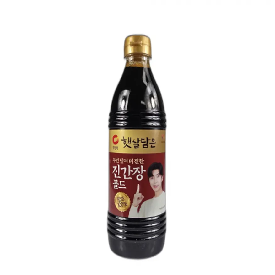 청정원 두번달여 더진한 진간장 골드 (840ML) x12개 이미지