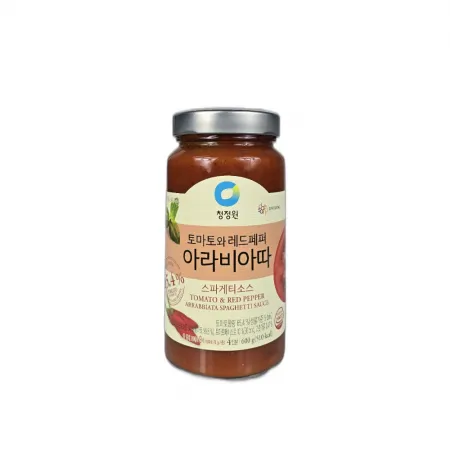 청정원 토마토와 레드페퍼 아라비아따 스파게티소스 600g
