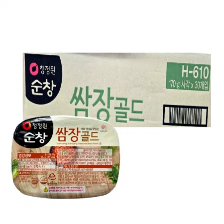 청정원 순창 쌈장골드 170g x 30개입 1박스