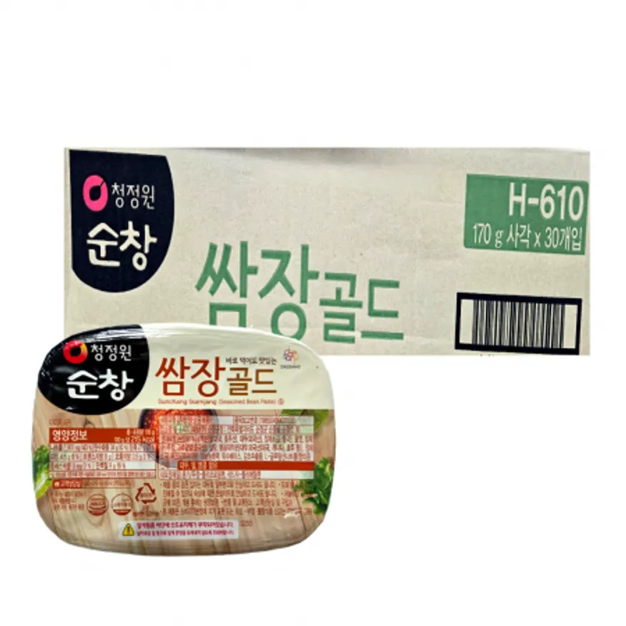 청정원 순창 쌈장골드 170g x 30개입 1박스 이미지