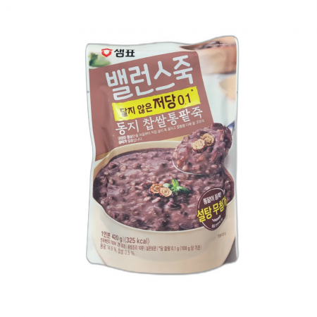 샘표 밸런스죽 동지 찹쌀통팥죽 420g