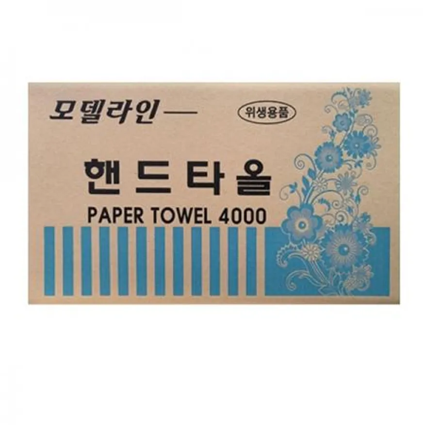 2겹 엠보 모델라인 핸드타올 3600매 이미지