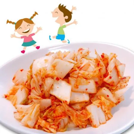 [장독 어린이배추김치 10kg] 맵지 않고 귀여운 국산 어린이용김치 어린이집납품