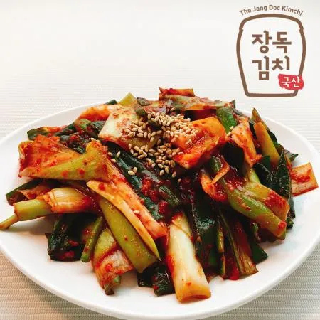 [장독 대파김치 10kg] 고깃집 사장님들 필수반찬 HACCP 이미지