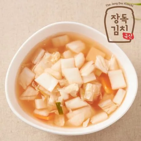 [장독 나박물김치 10kg] 소화를 돕는 깔끔한 국산김치 HACCP 이미지