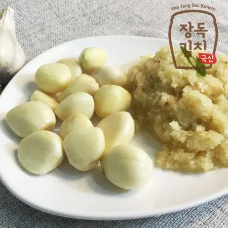 [장독 다진마늘] 첨가물 없이 순수 국산 마늘만 갈아 만든 간마늘 500g 이미지