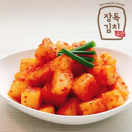 [장독 깍두기 5kg] 학교급식 납품, HACCP 맛있는 국산 깍두기