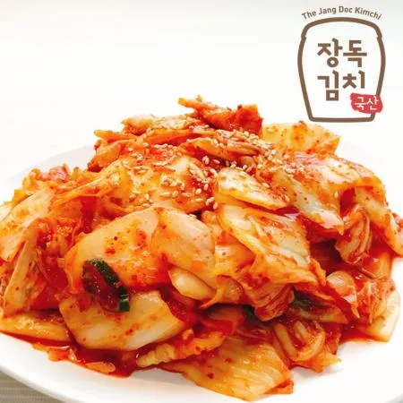 [장독 자른배추김치 10kg] 한입에 쏘옥, 먹기 좋은 맛김치 이미지