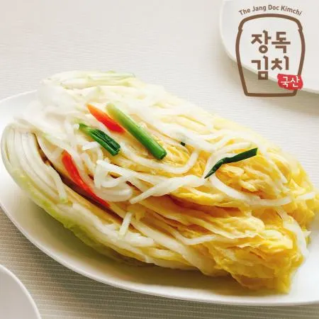 [장독 백김치 10kg] 해남 배추로 깨끗하고 시원한 김치 HACCP 이미지