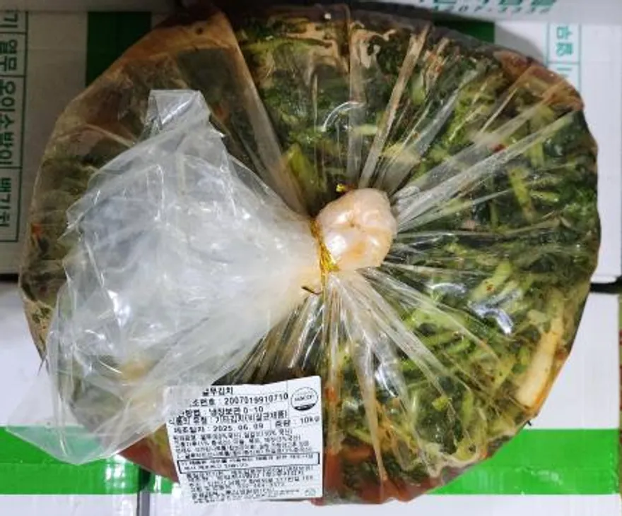 국산 열무 아삭아삭 열무김치 10kg 이미지