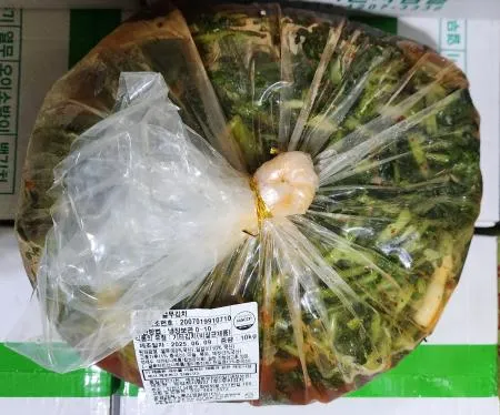 국산 열무 아삭아삭 열무김치 10kg 이미지